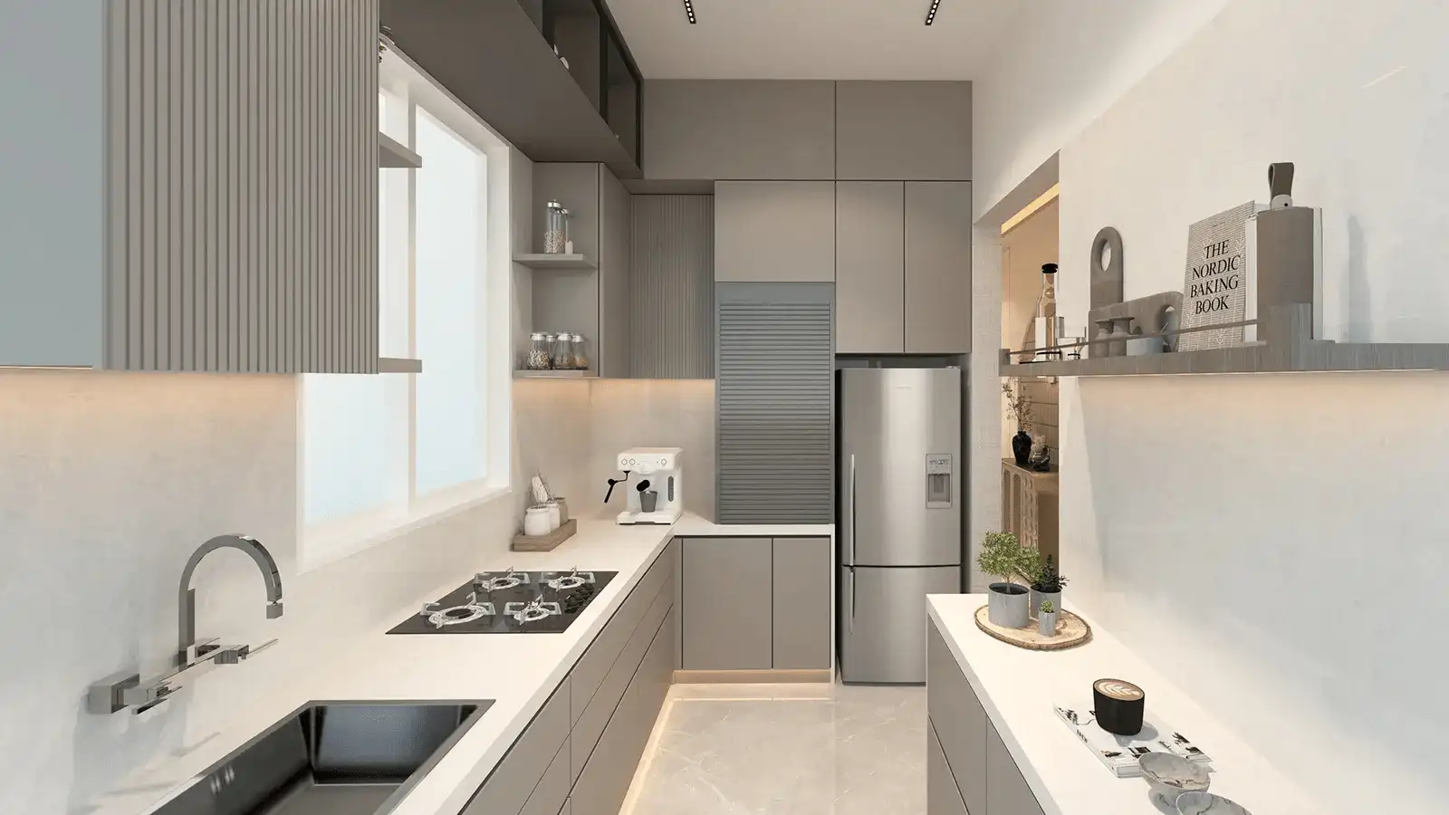 Modern modular kitchen design Platinum Stellar Mumbai