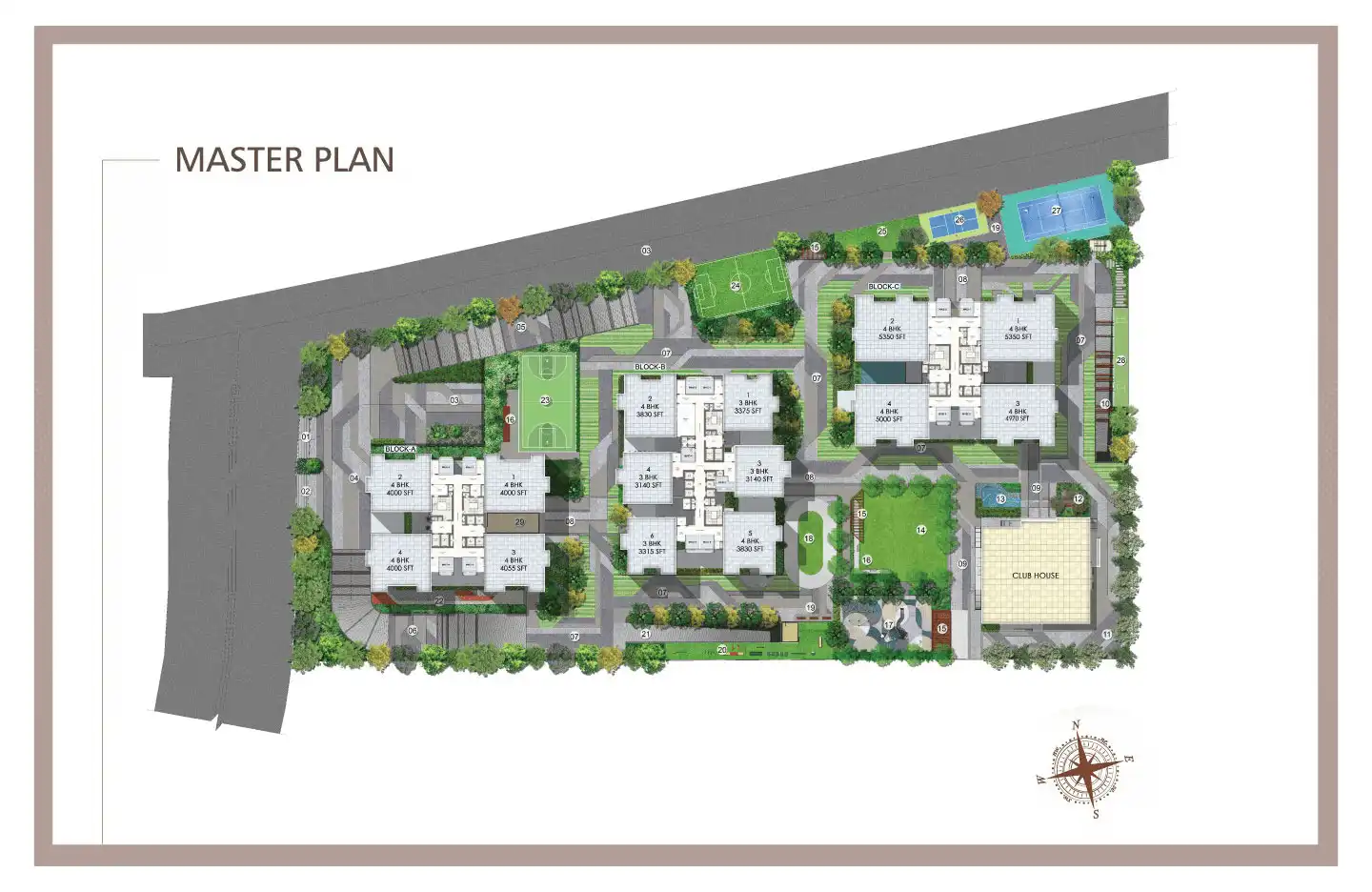 Platinum Stellar master plan layout Santacruz West Mumbai